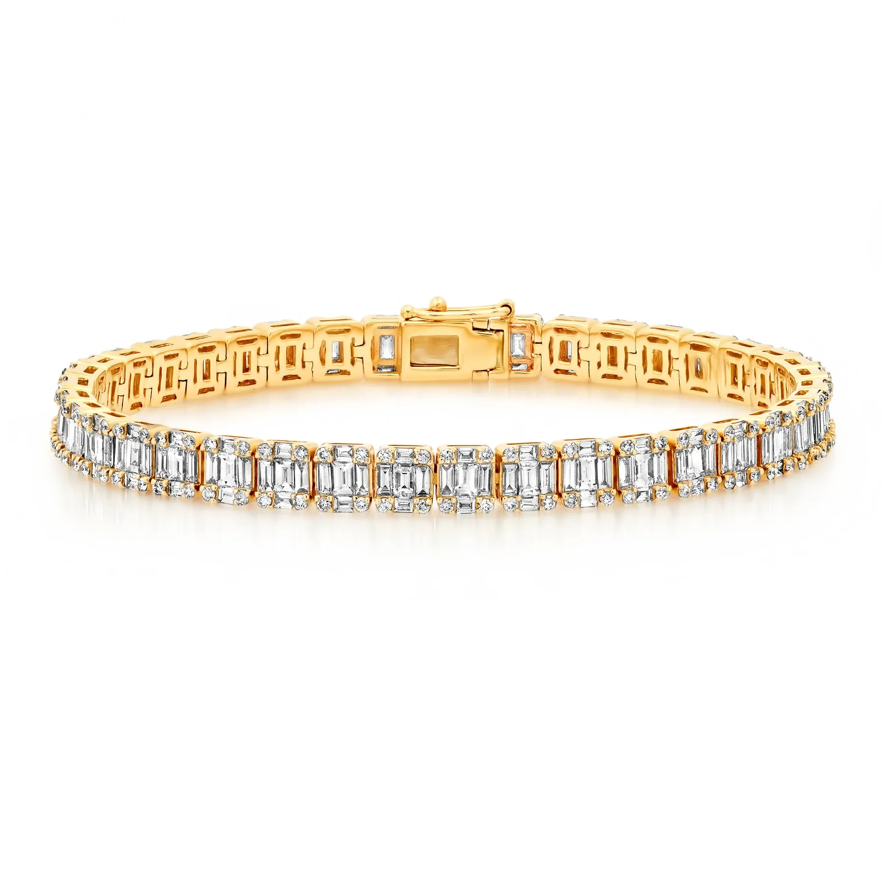 NEVER TOO MANY DIAMONDS BRACELET, 14kt GOLD