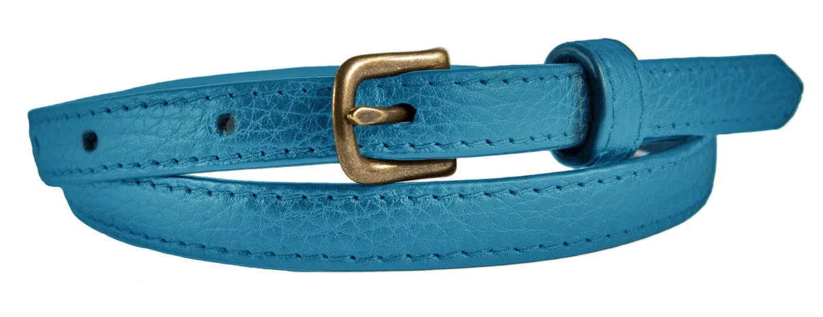 Noho Belt, (0.5") Antiqued Brass Buckle