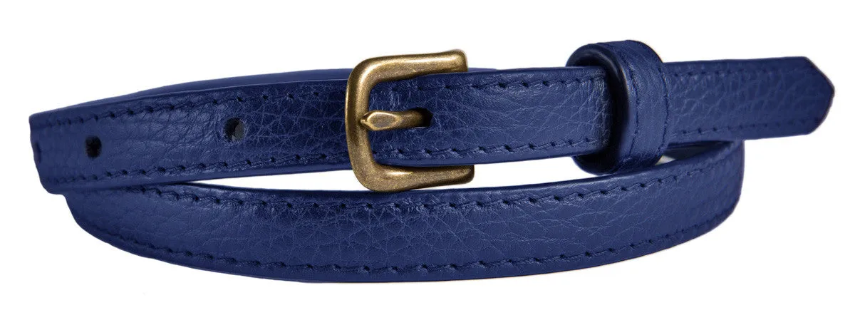 Noho Belt, (0.5") Antiqued Brass Buckle