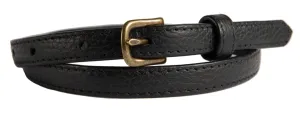 Noho Belt, (0.5") Antiqued Brass Buckle