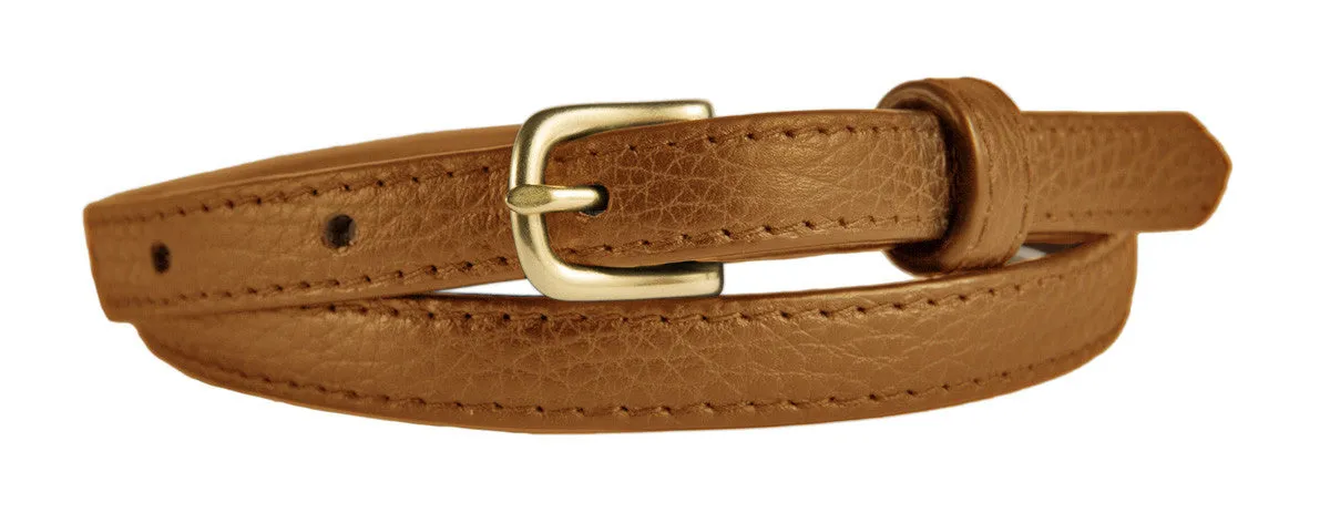 Noho Belt, (0.5") Gold Buckle
