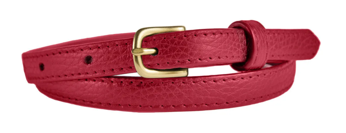 Noho Belt, (0.5") Gold Buckle