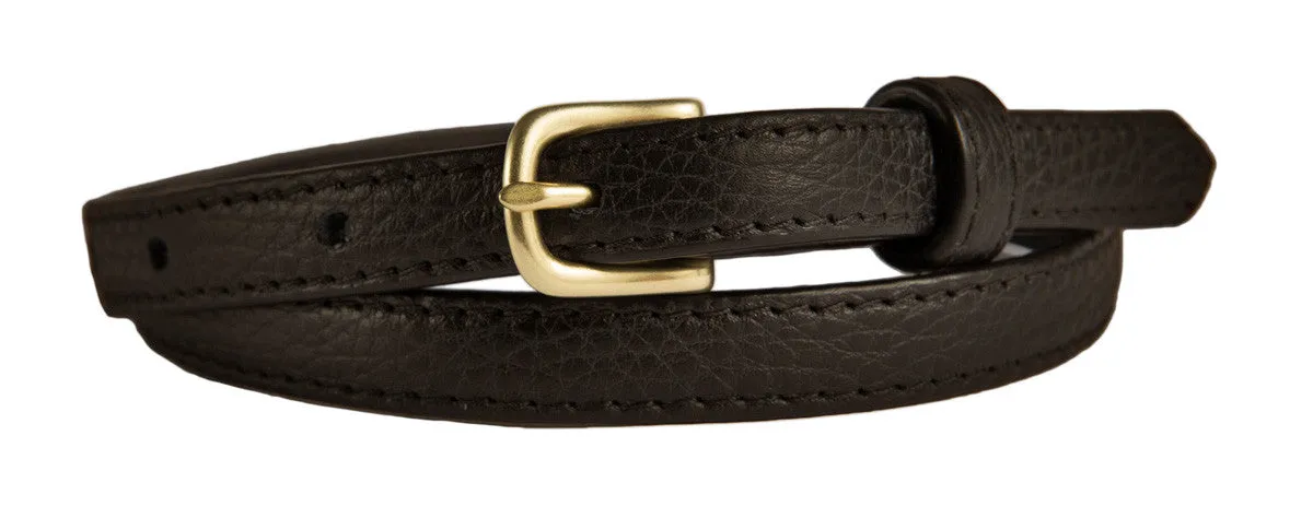 Noho Belt, (0.5") Gold Buckle