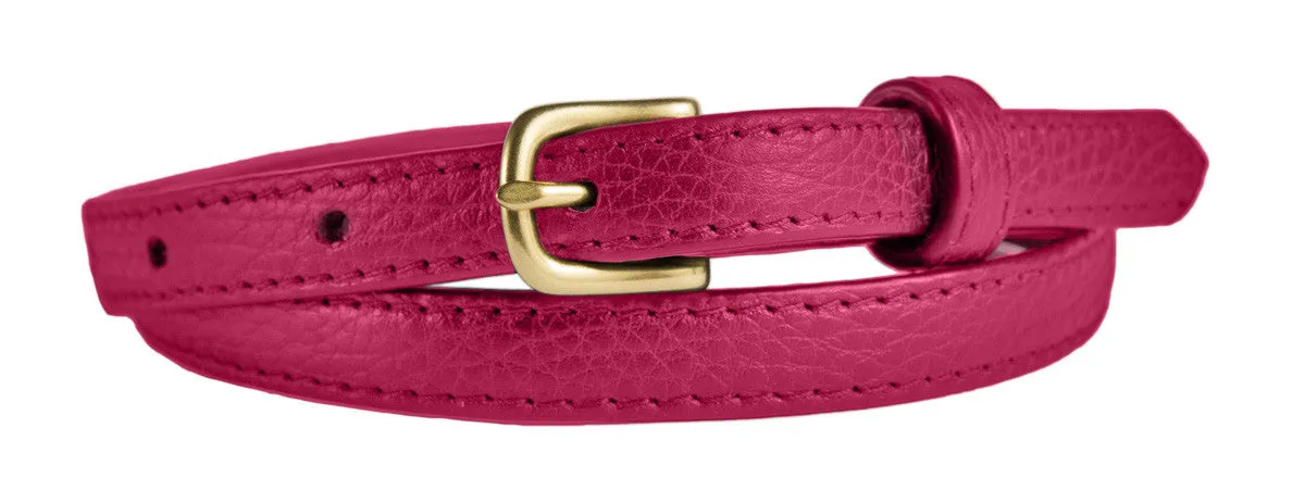 Noho Belt, (0.5") Gold Buckle