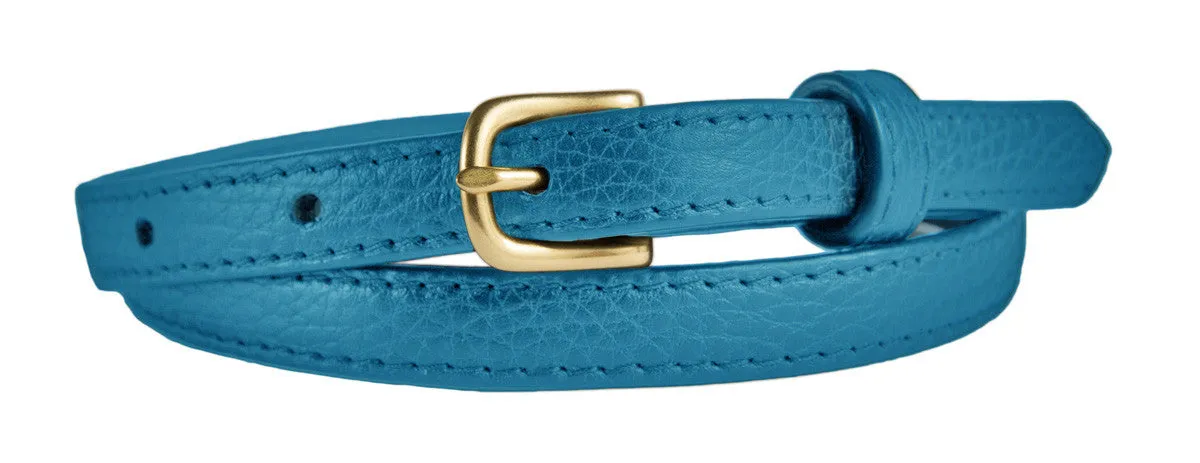 Noho Belt, (0.5") Gold Buckle