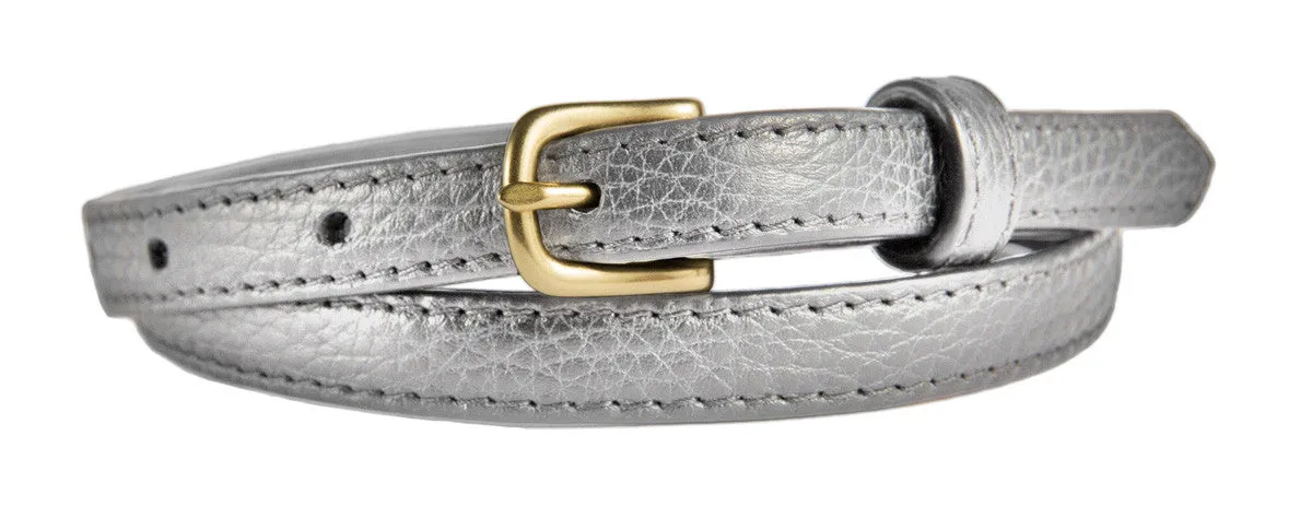 Noho Belt, (0.5") Gold Buckle