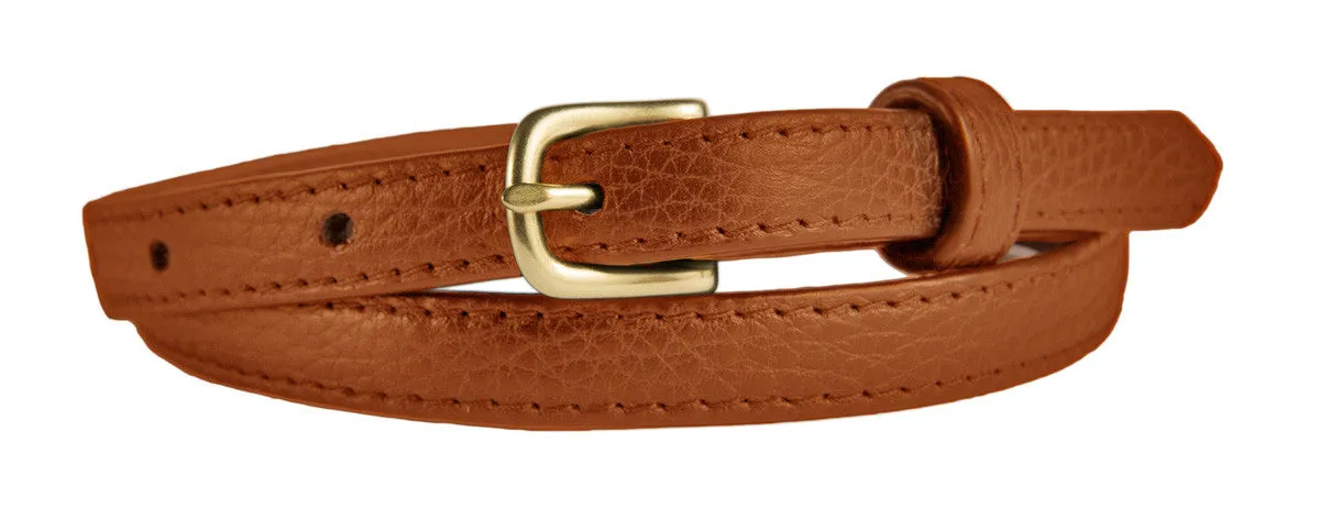 Noho Belt, (0.5") Gold Buckle