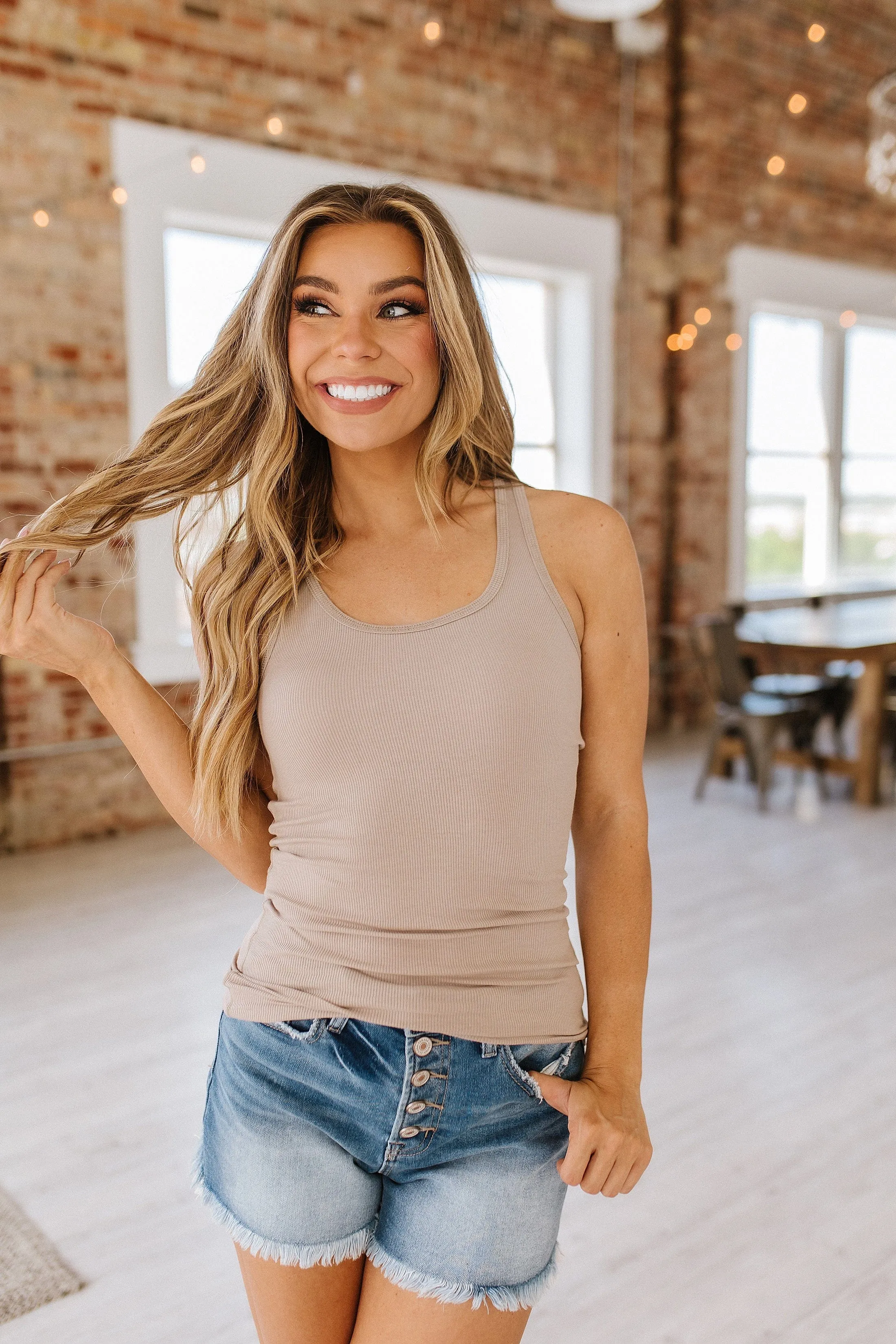 Ribbed Layering Tank | S-XL