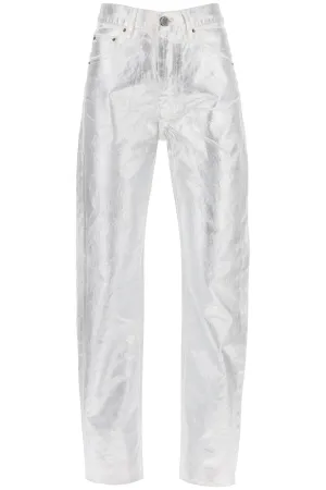 Rotate denim coated pants with seven
