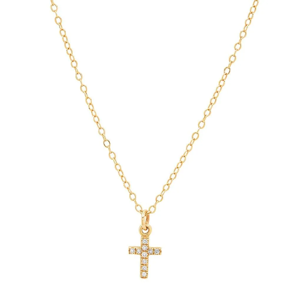 SAVIOR DIAMOND NECKLACE, GOLD