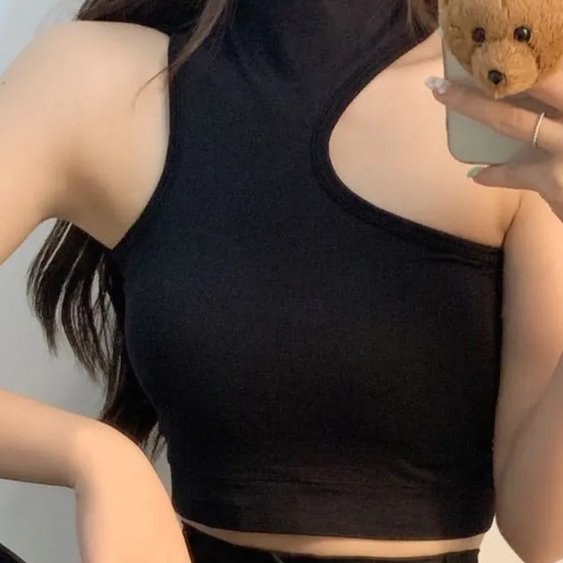 sealbeer A&A Asym Crop Top