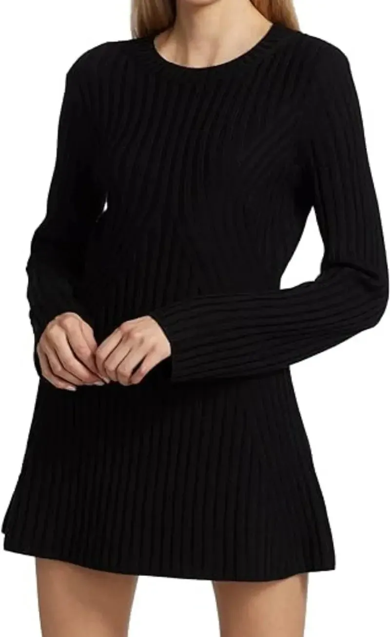 Simple Long-sleeved Dress