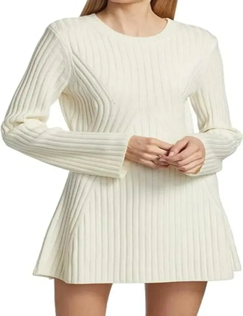 Simple Long-sleeved Dress