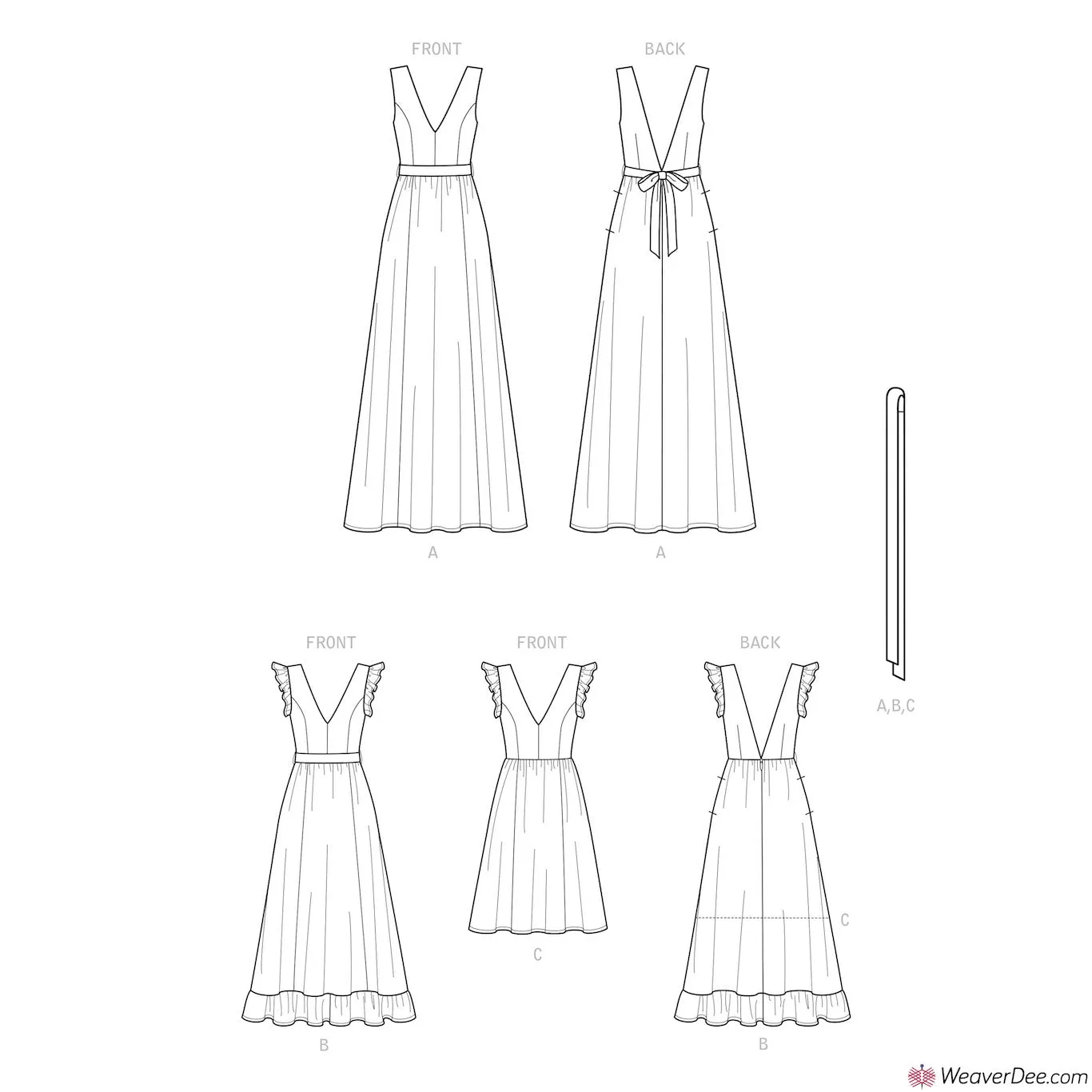 Simplicity Pattern S9327 Misses' Dresses
