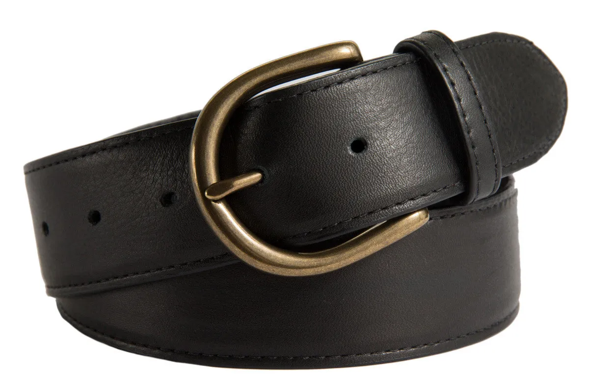Soho Belt, (1.5") Antiqued Brass Buckle