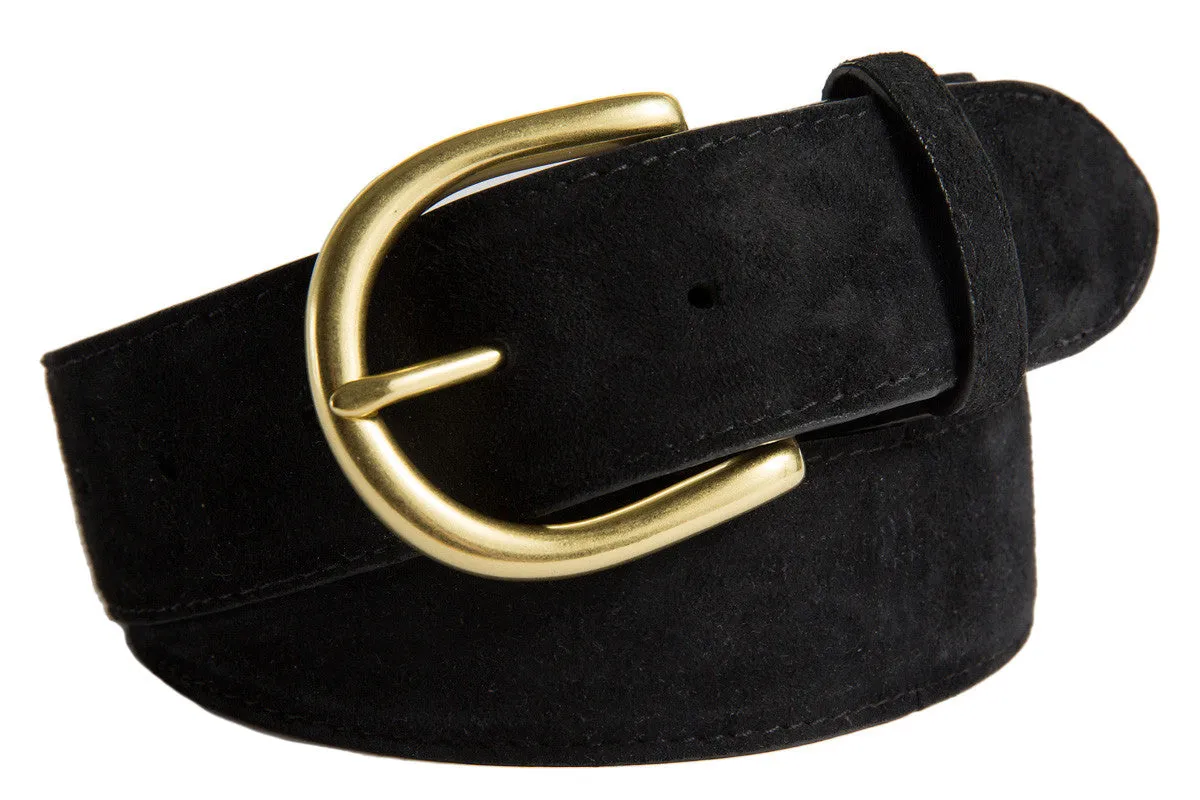 Soho Belt, (1.5") Gold Buckle