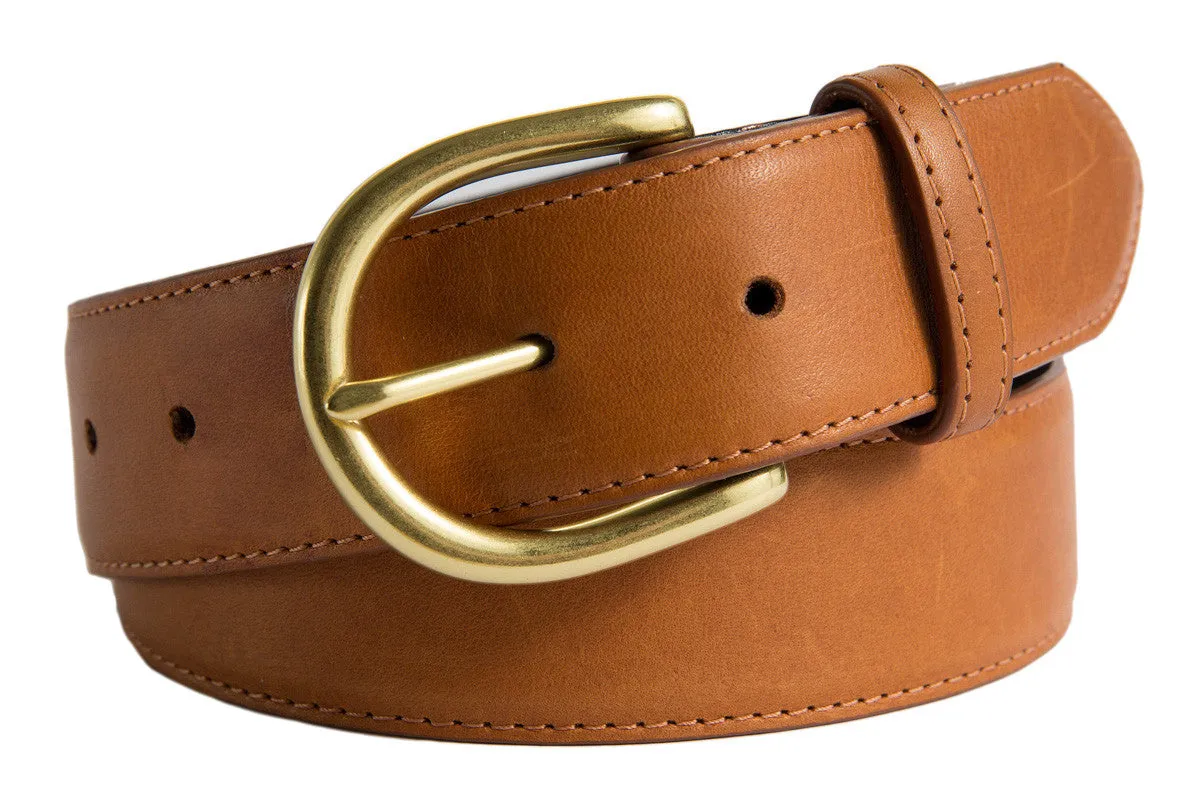 Soho Belt, (1.5") Gold Buckle