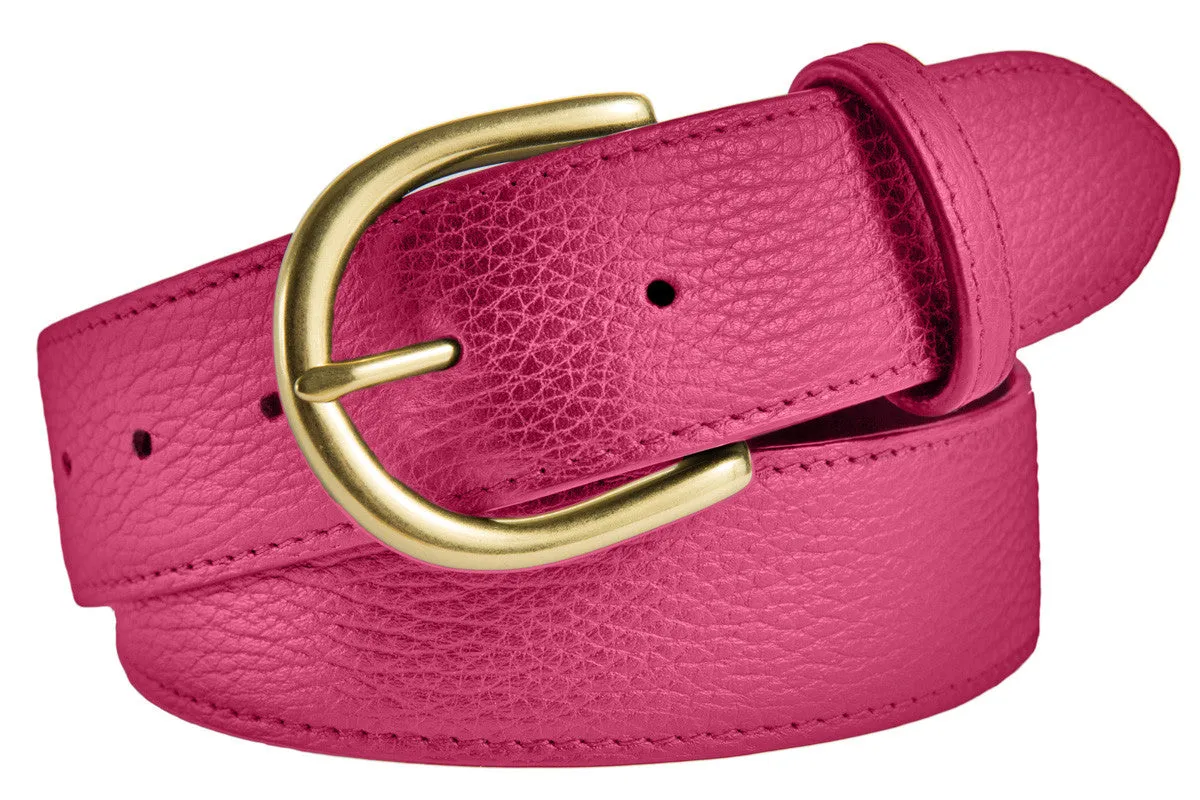 Soho Belt, (1.5") Gold Buckle