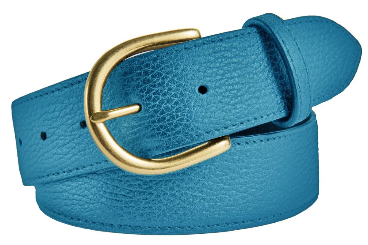 Soho Belt, (1.5") Gold Buckle