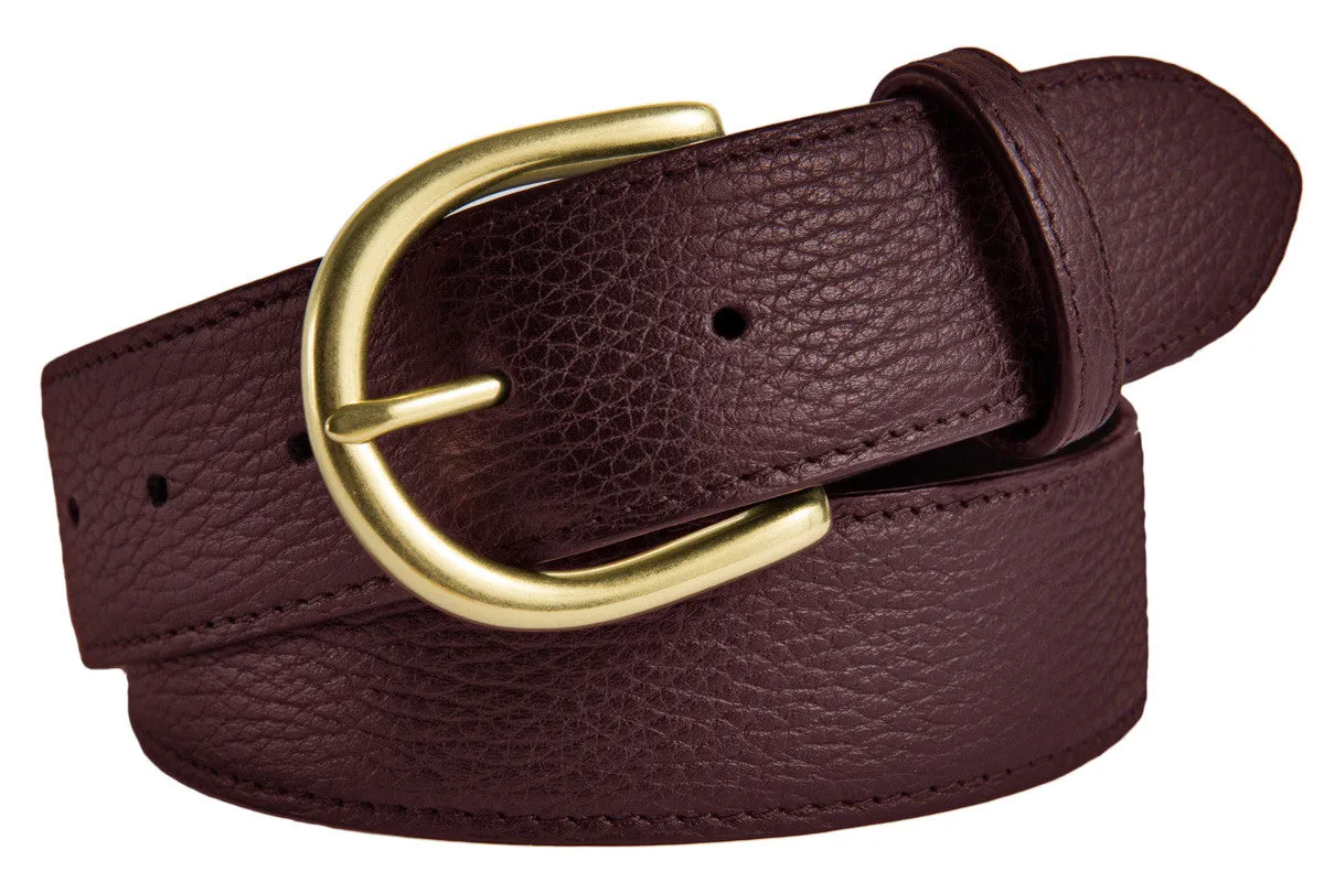 Soho Belt, (1.5") Gold Buckle