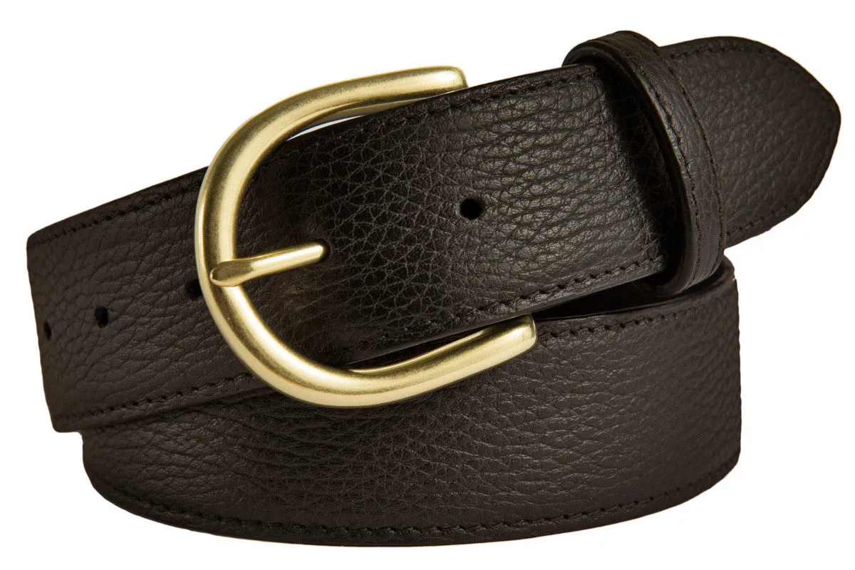 Soho Belt, (1.5") Gold Buckle