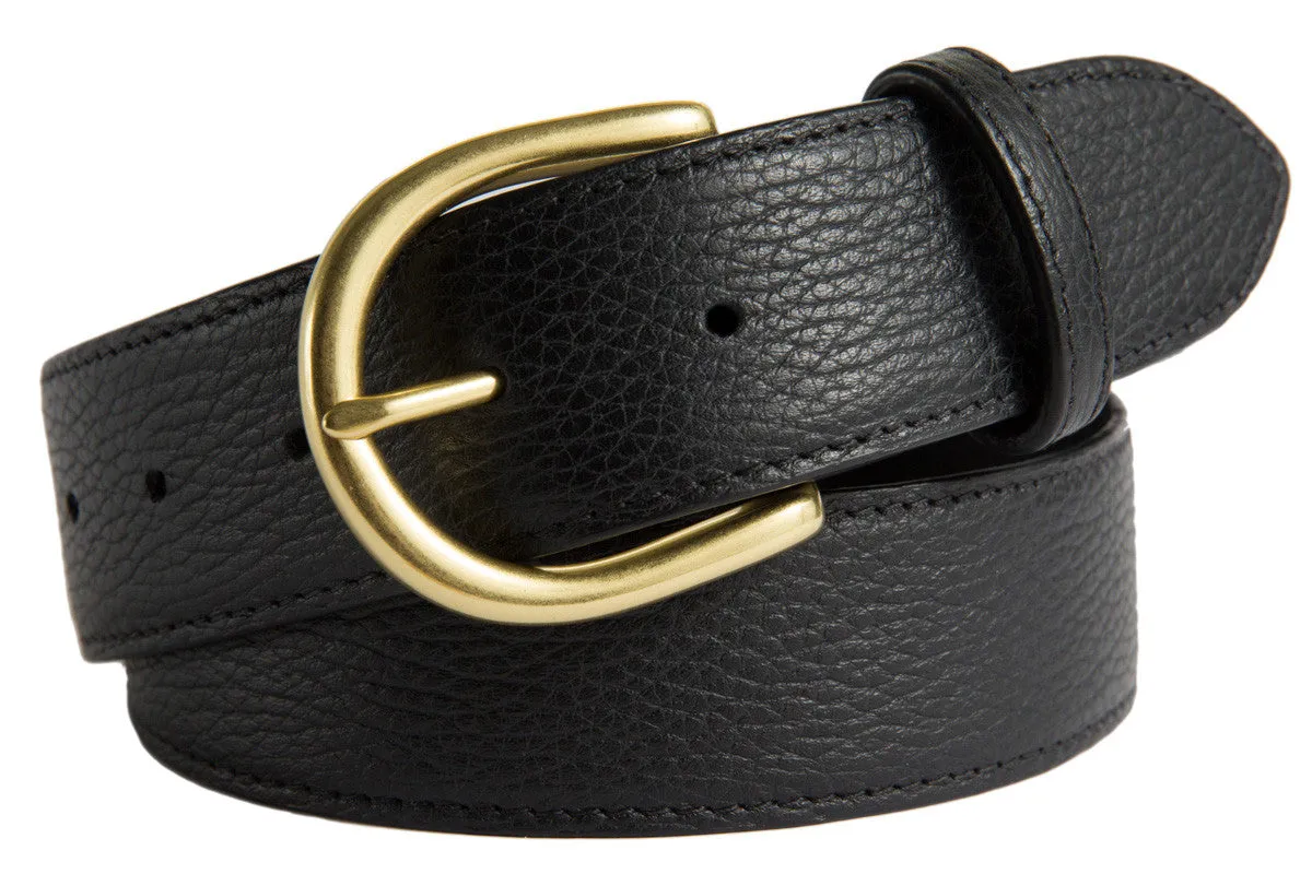 Soho Belt, (1.5") Gold Buckle