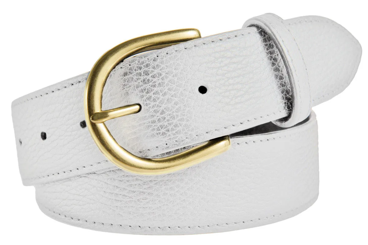 Soho Belt, (1.5") Gold Buckle