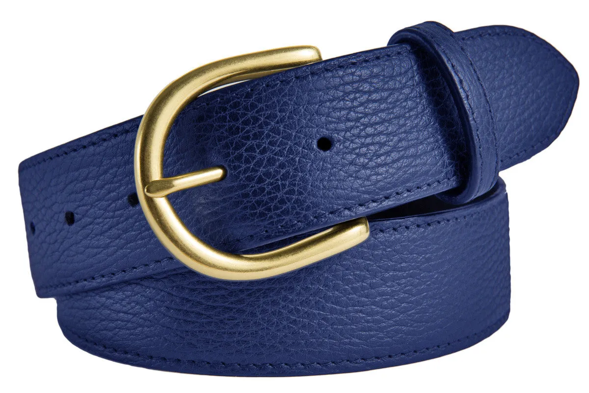 Soho Belt, (1.5") Gold Buckle