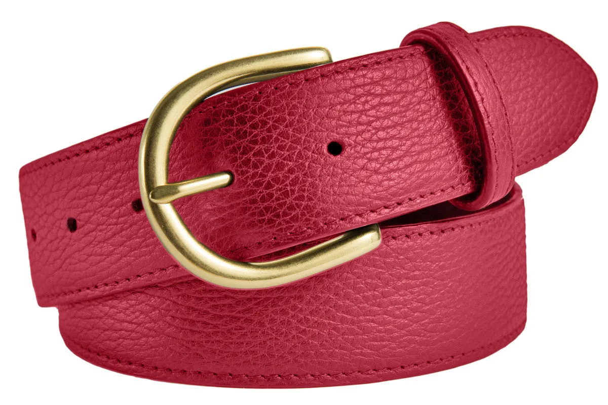 Soho Belt, (1.5") Gold Buckle