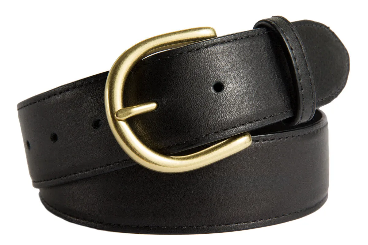 Soho Belt, (1.5") Gold Buckle