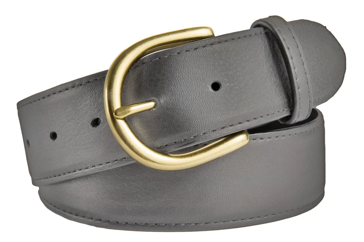 Soho Belt, (1.5") Gold Buckle