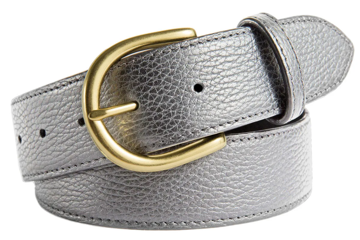 Soho Belt, (1.5") Gold Buckle