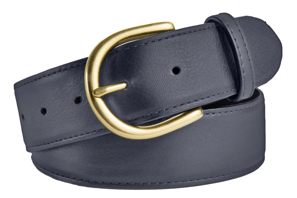 Soho Belt, (1.5") Gold Buckle