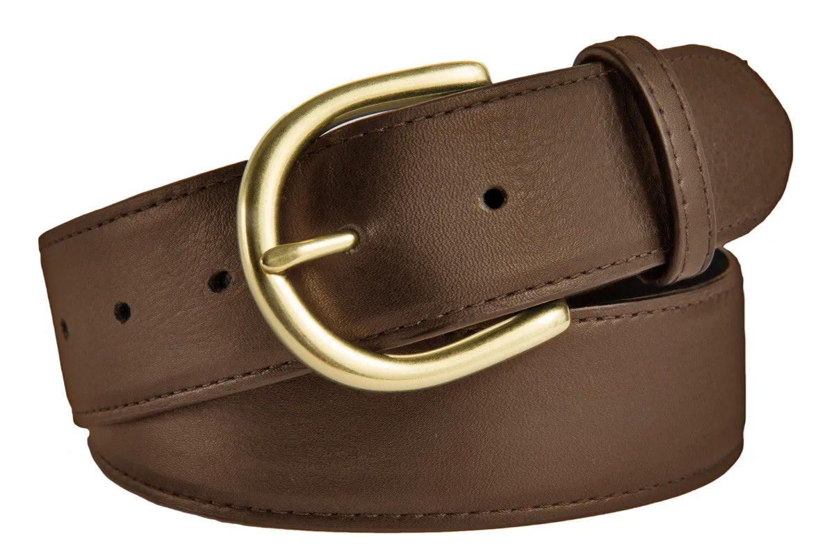 Soho Belt, (1.5") Gold Buckle