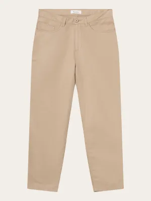 TIM 5-pocket cotton-linen blend twill pant - Safari