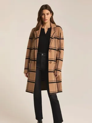 Timber Plaid Coat Cardigan