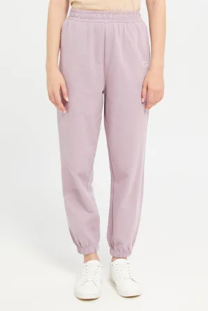 Women Mauve Jogger Pants