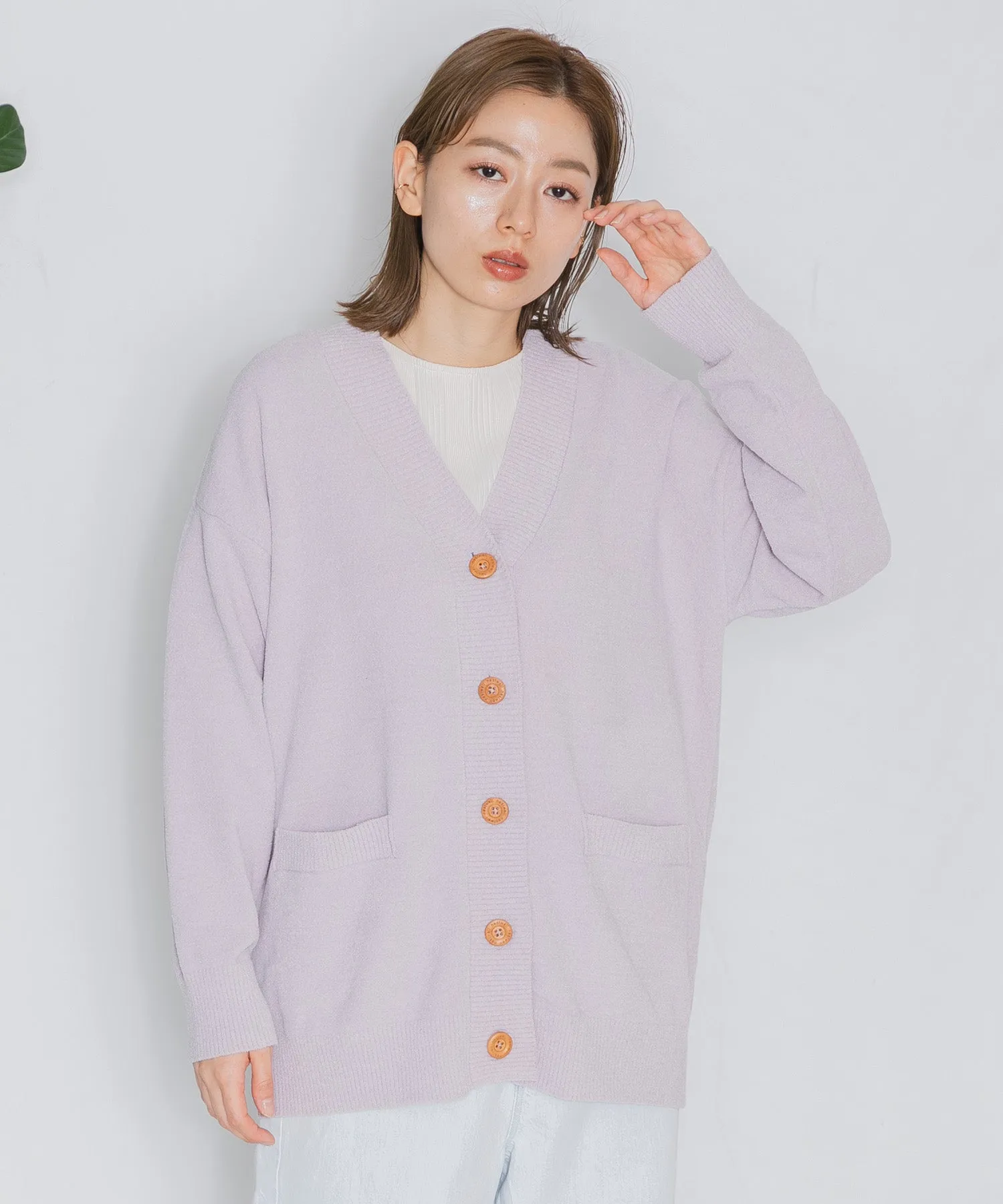 【WOMEN】nestwell KOEL - V NECK CARDIGAN -