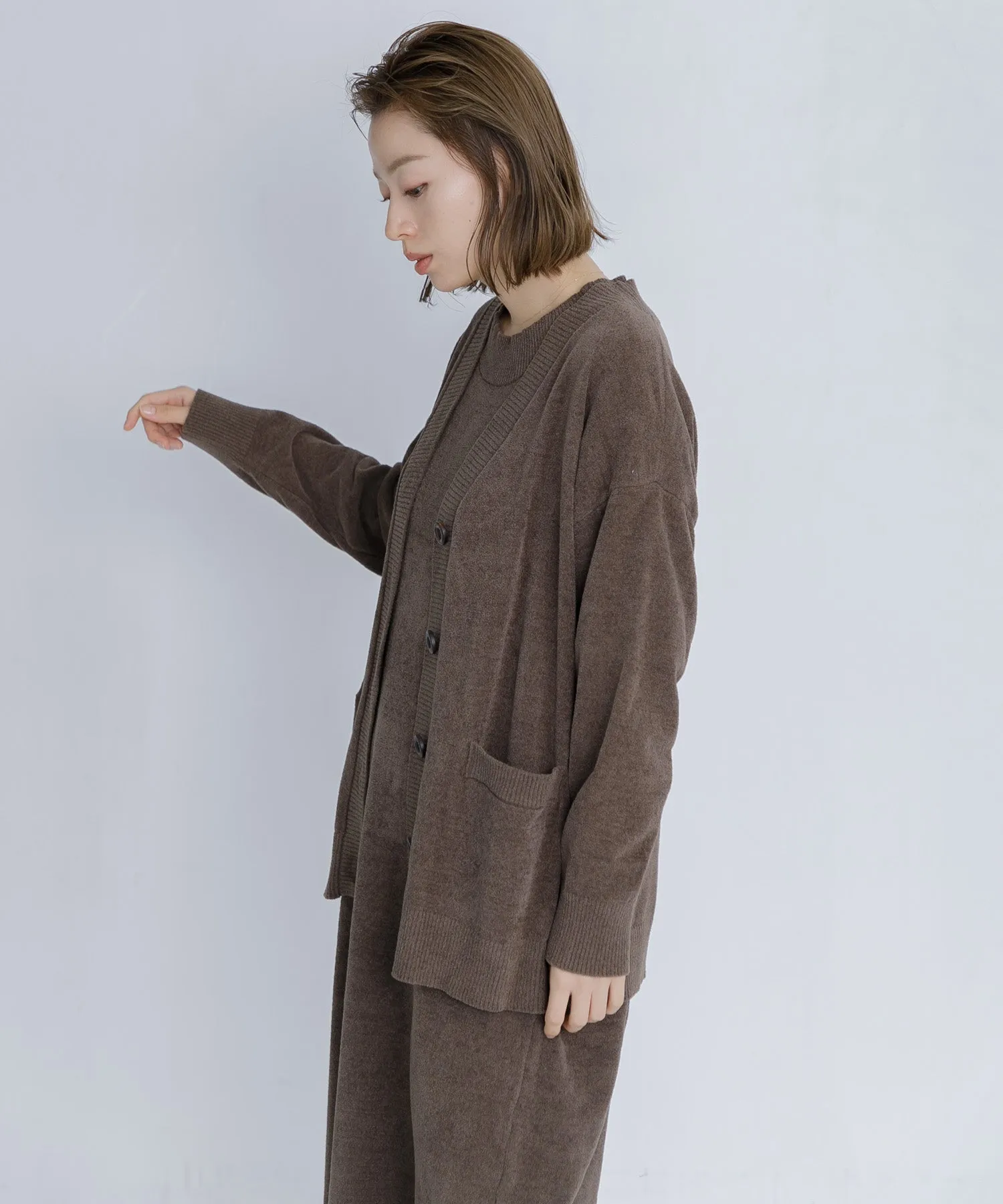【WOMEN】nestwell KOEL - V NECK CARDIGAN -