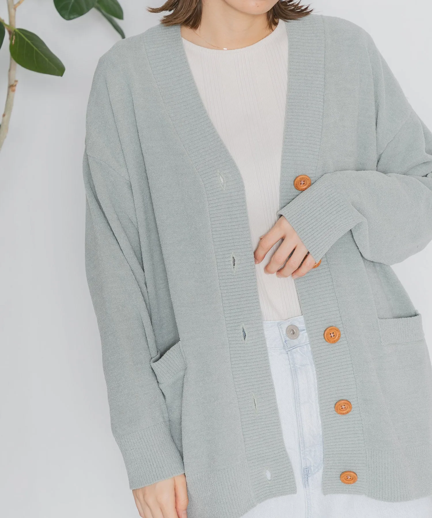 【WOMEN】nestwell KOEL - V NECK CARDIGAN -