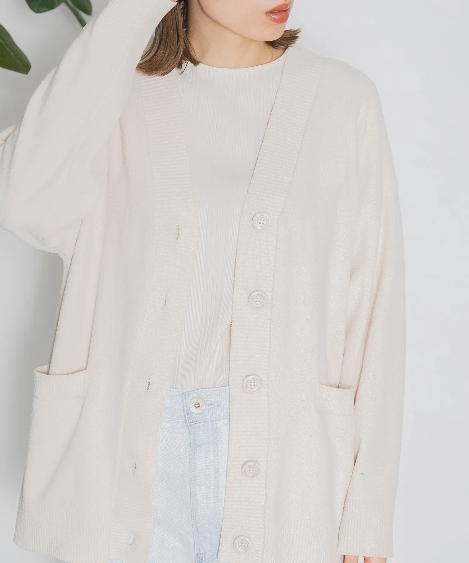 【WOMEN】nestwell KOEL - V NECK CARDIGAN -