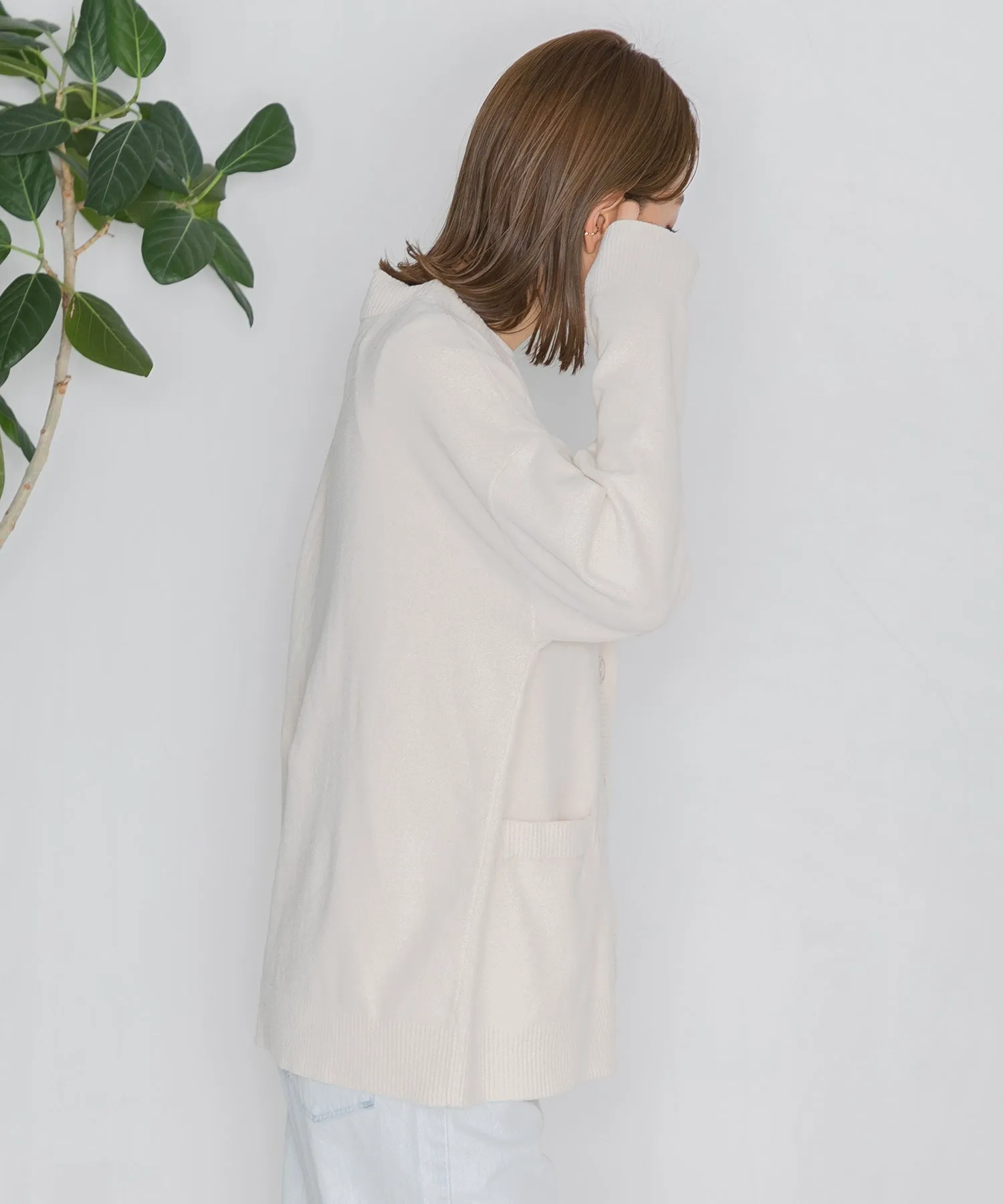 【WOMEN】nestwell KOEL - V NECK CARDIGAN -
