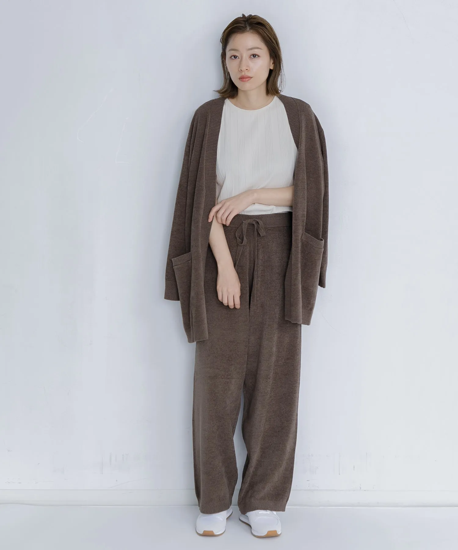 【WOMEN】nestwell KOEL - V NECK CARDIGAN -